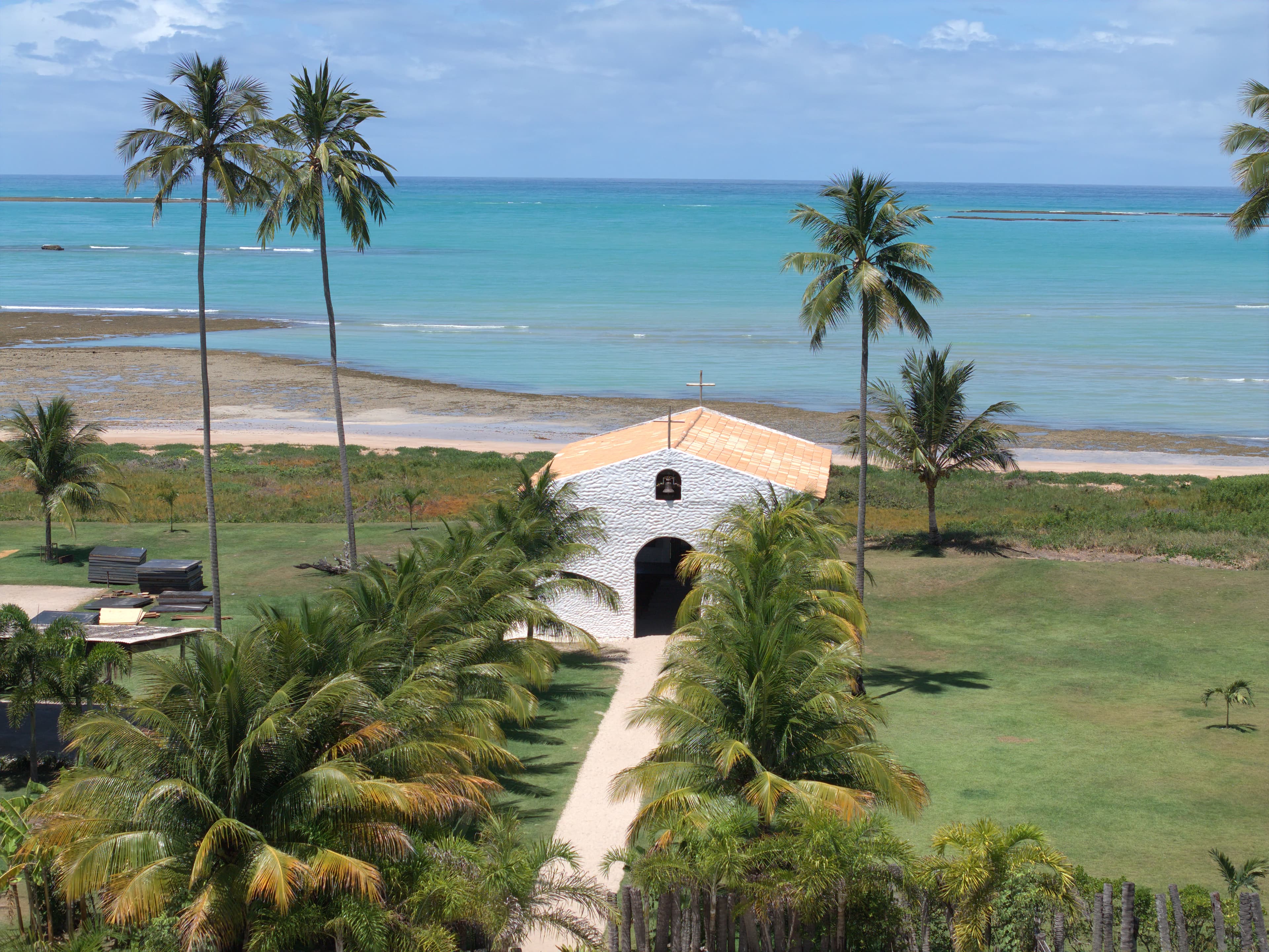 Praia paradisíaca no litoral de Alagoas